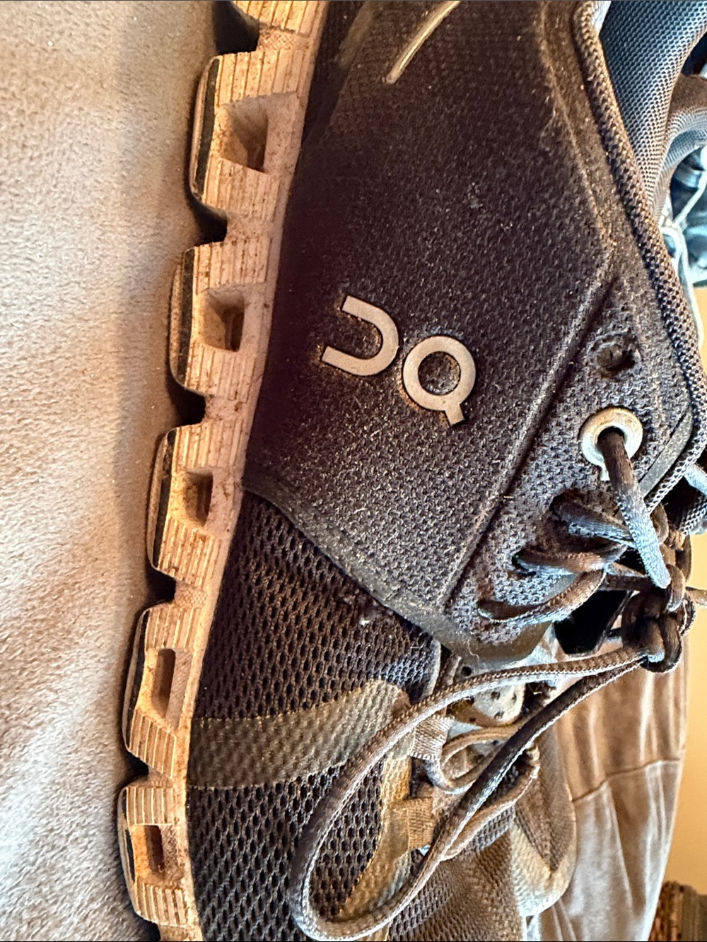 On Running Black and Gray Men's Athletic Shoes